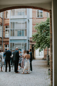 Hochzeit im "heimlichTreu" in Berlin.